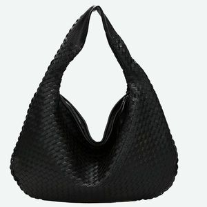 Black Woven Tote